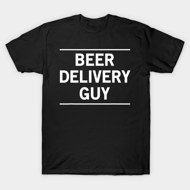 Mens Beer delivery guy T-Shirt by lohstraetereva